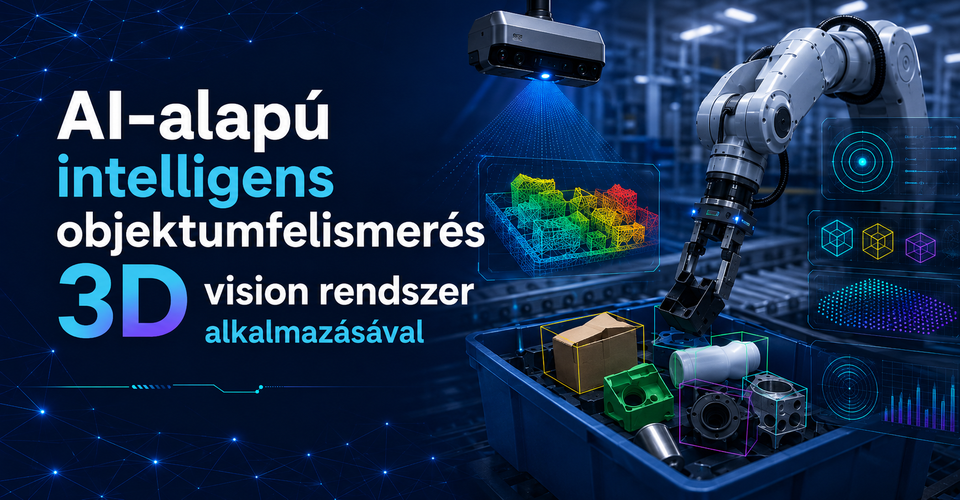 AI-alapú intelligens objektumfelismerés 3D vision rendszer alkalmazásával