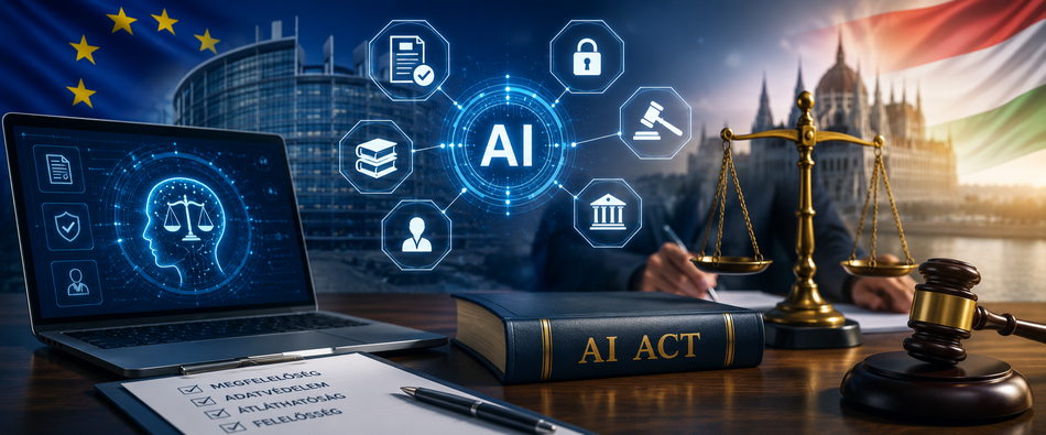 MI és jog 2026 – AI Act, új magyar szabályok és a legfontosabb jogi tanulságok KKV-k számára